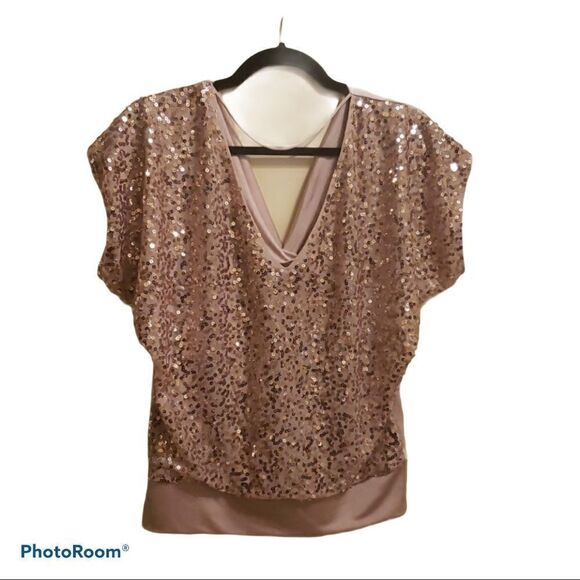 EXPRESS Sequin Top  - Picture 1 of 6